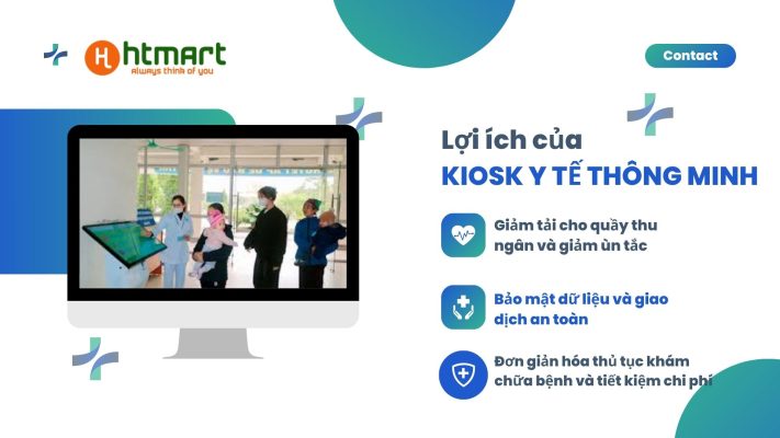 Lợi ích của kiosk thông minh trong khám chữa bệnh