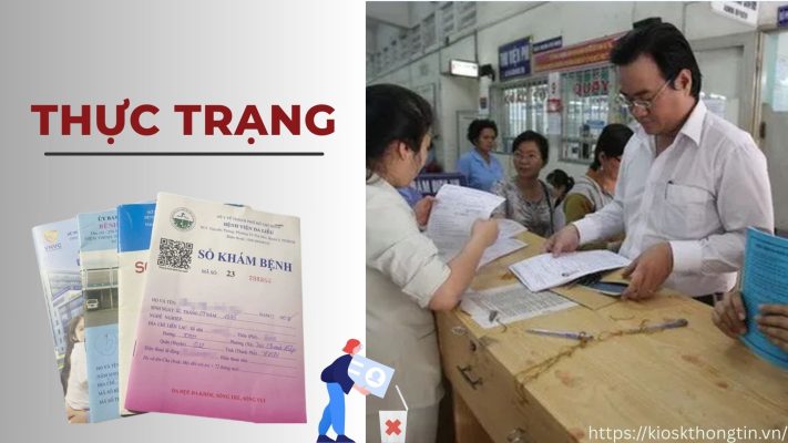 Tình trạng sử dụng sổ khám bệnh giấy lỗi thời tại bệnh viện hiện nay