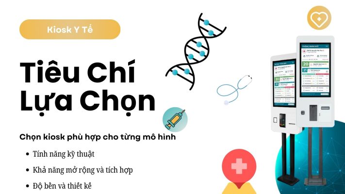 Các tiêu chí lụa chọn kiosk cho loại quy mô bệnh viện