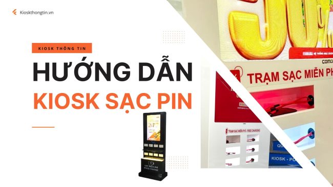 kiosk sạc pin